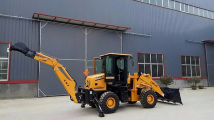 山東泰安挖掘裝載機兩頭忙抓草機 抓棉機 抓木機 多功能挖掘機一頭鏟一頭挖圖片_高清圖_細節(jié)圖